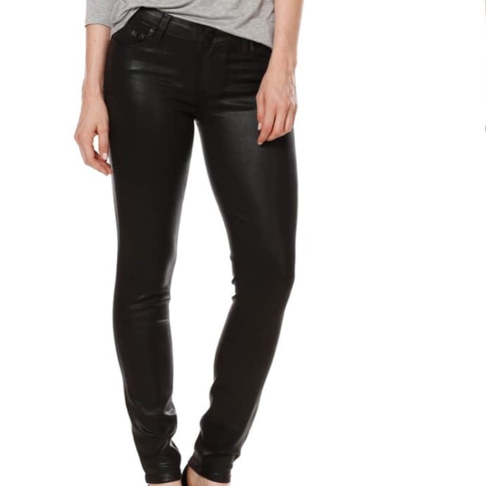 Transcend - Verdugo Coated Skinny Jeans